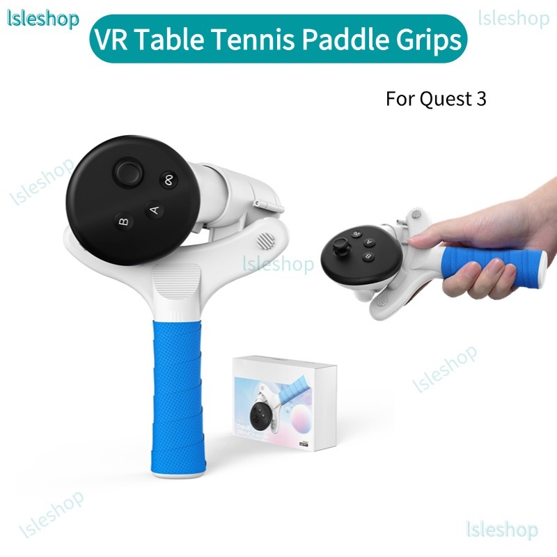 VR Table Tennis Paddle Grips for Quest 3 VR Controllers Ping Pong ...