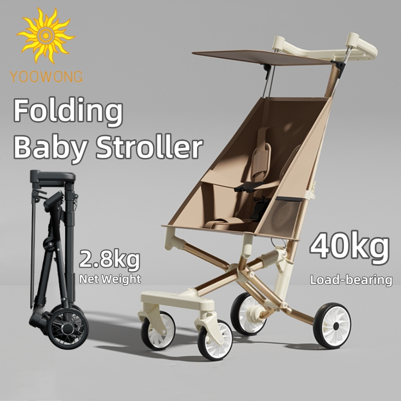 【SG】Folding Baby Stroller Lightweight baby stroller Cabin Size Portable ...