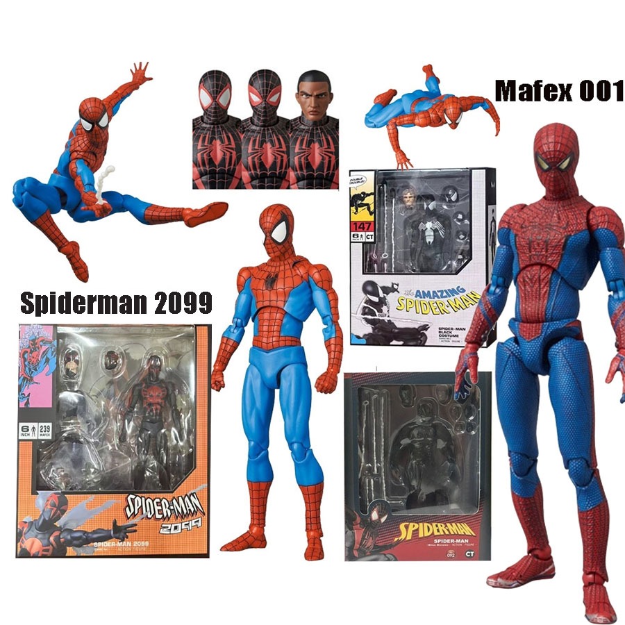 Mafex Spider Man 185 001 Action Figure Mafex147 Symbiote Spiderman