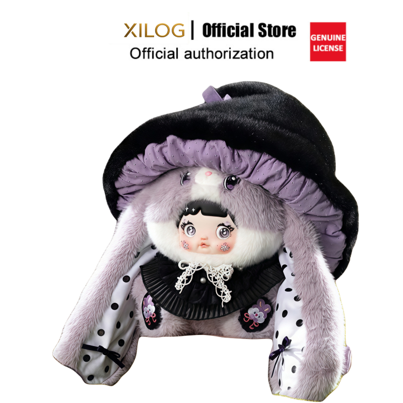 100% Genuine Nommi 400% Mushroom Hat Series Anime Plush Dolls Can