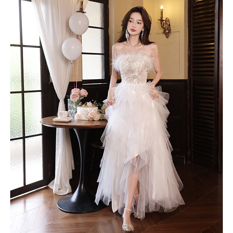 christmas party dresses green Zapaka Women Dark One Shoulder Holiday Dress Sheath Velvet 20 Fall Night Going Cỡ:XS easter