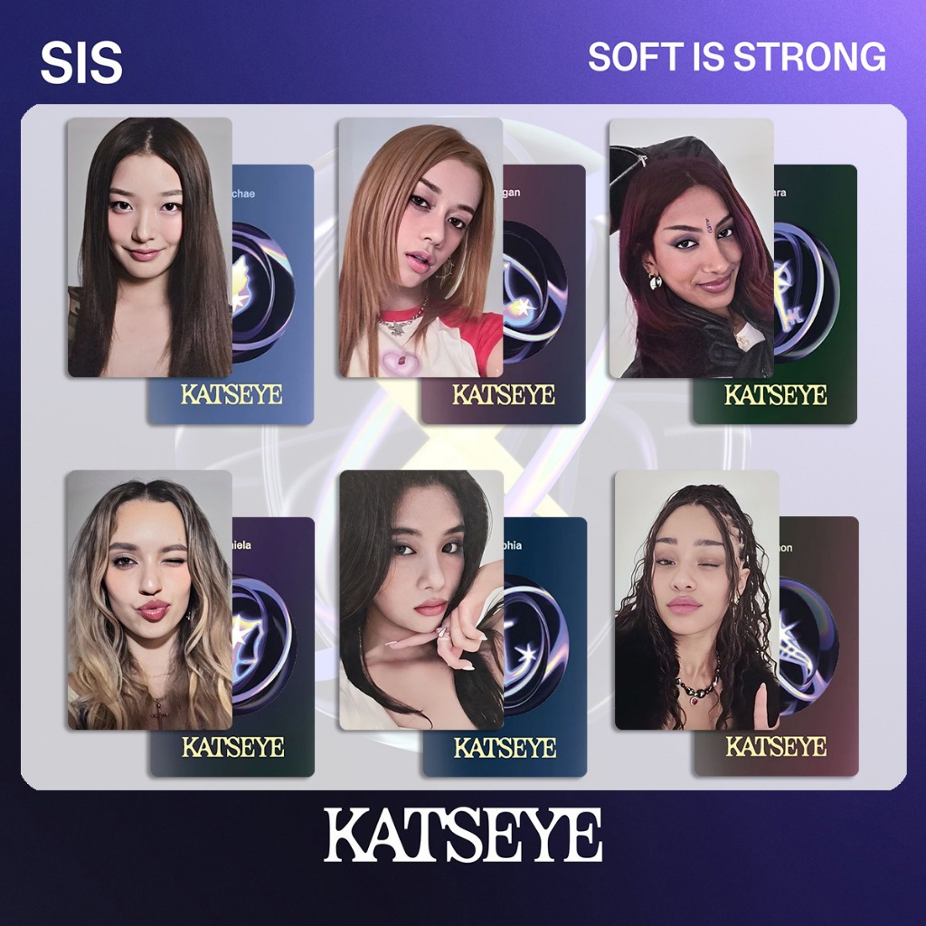 6-124pcs KATSEYE BEAUTIFUL CHAOS Photocards SIS Soft Is Strong
