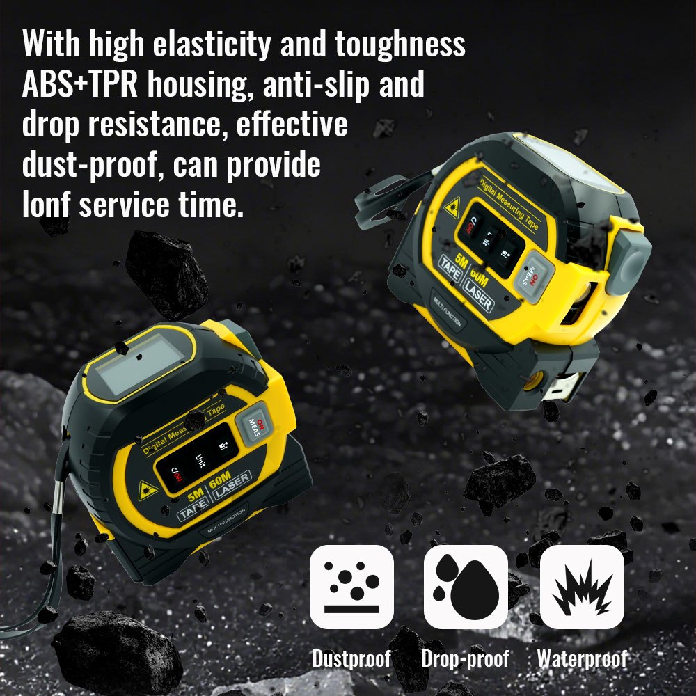 40M/60M Backlight Distance Meter Building Measurement Device 3 in 1 ...