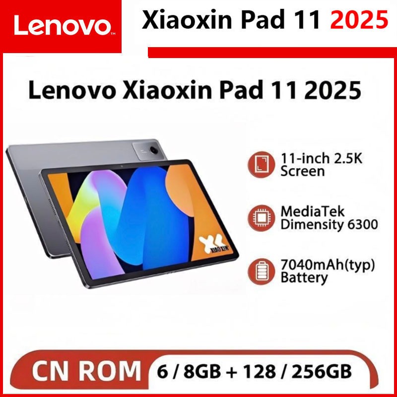 Brand NEW Lenovo Xiaoxin Pad 11 2025 11 inch 2.5K Dimensity 6300 Tablet ...