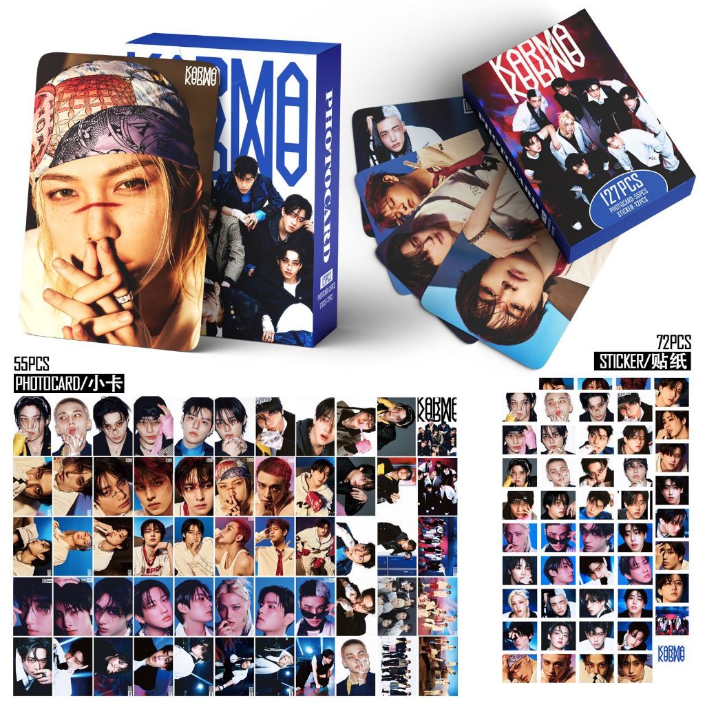 KPOP 55pcs / box Stray Kids DO IT KARMA Hollow Mixtape dominATE