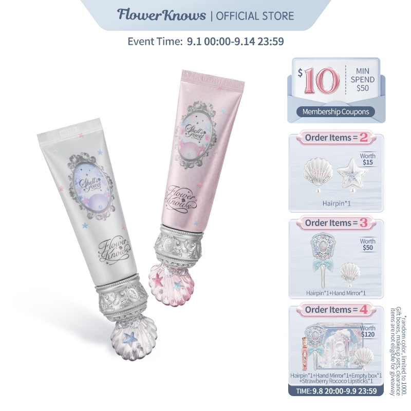 Flower Knows Shell's Jewel Collection Color Correcting Primer 45g ...