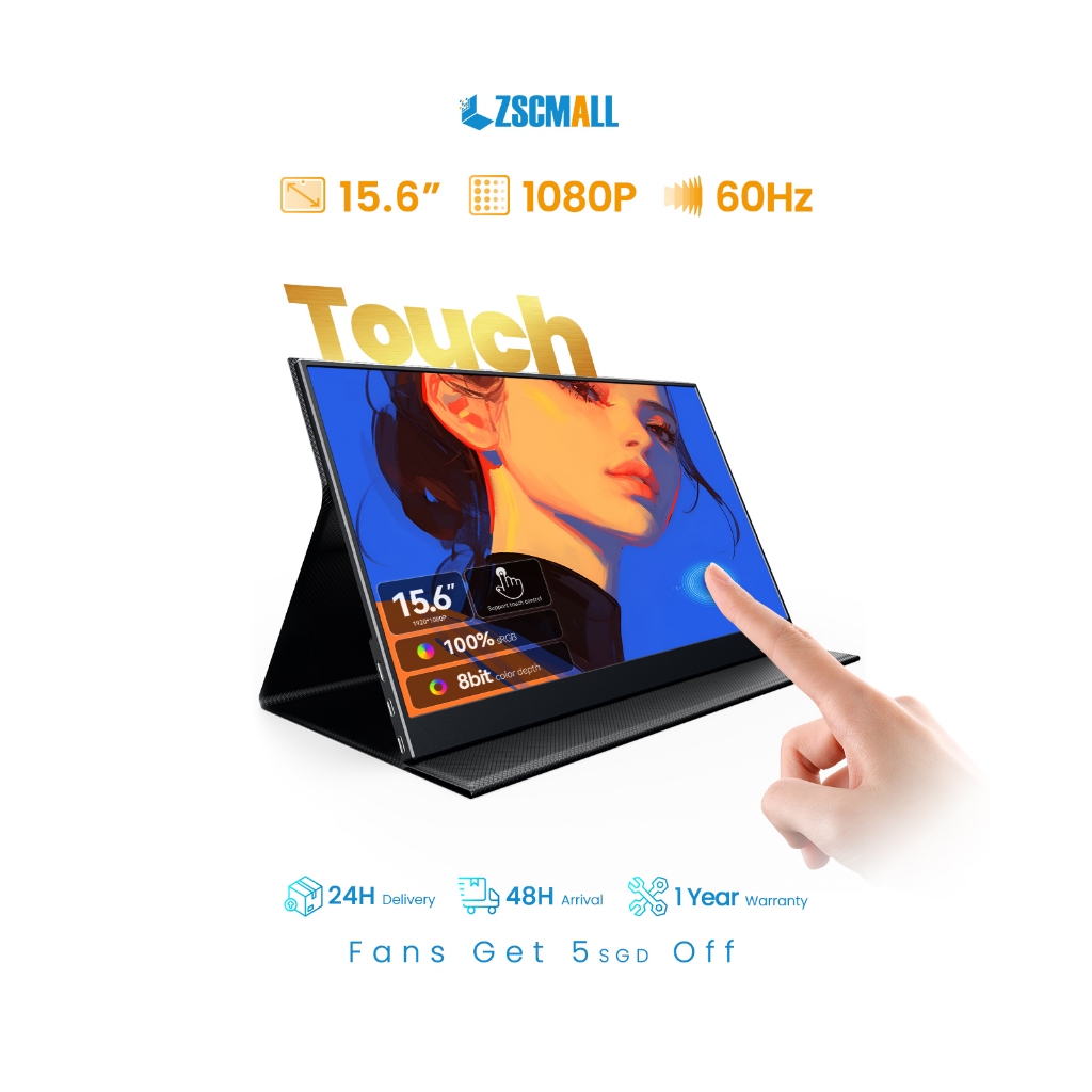 PORTABLE MONITOR 15.6インチ ZSCMALL 15.6