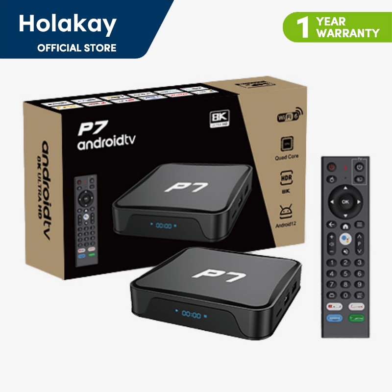 New P7 Android 12 Smart Tv H618 Android Box 4K 6K 8K ATV tv box Set Top ...