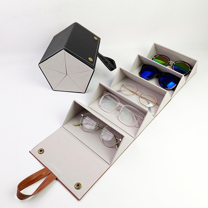 Multi-Grid Glasses Case Myopia Glasses Sunglasses Storage Box ...
