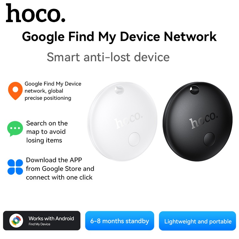 Qoosea Localizzatore Smart Per Chiavi E Valigie – Compatibile Con App Find My IOS, Batteria 8-12 Mesi, Protezione Privacy