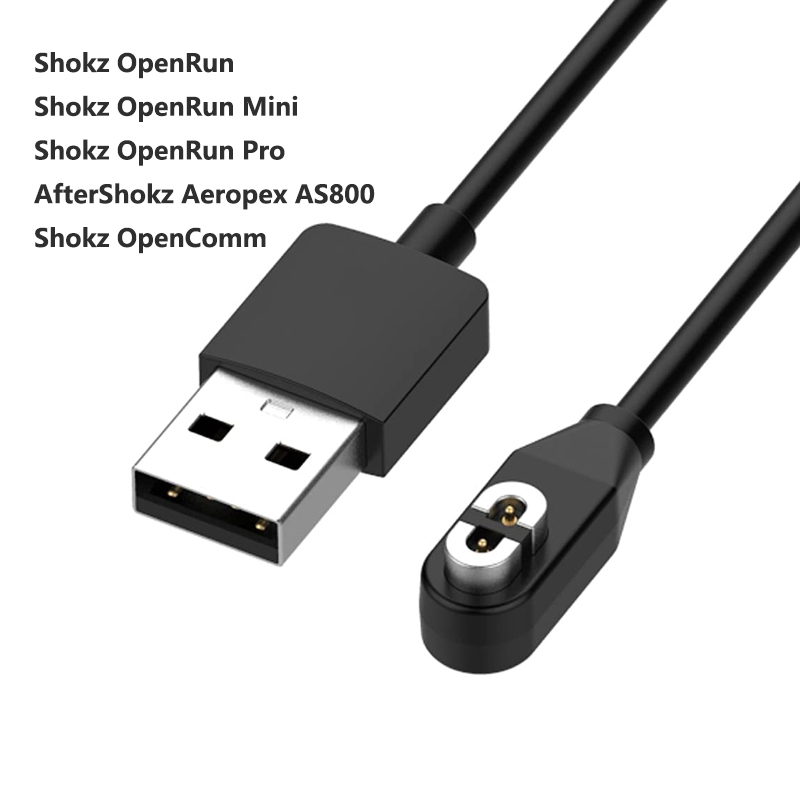Magnetic Charging Cable for Shokz OpenRun Pro/Mini Afteshokz