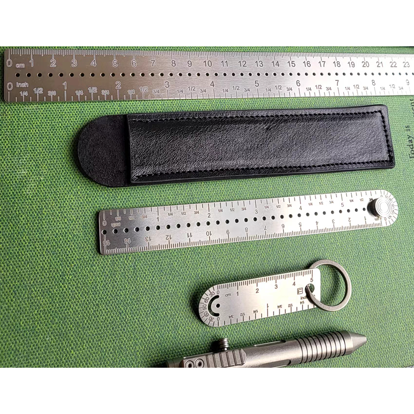 Titanium Alloy Multifunctional Drawing Ruler/Protractor Compass ...