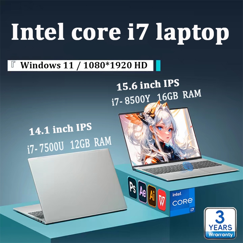 【3 Years Warranty】 Intel Core i7 Laptop New Laptop Intel CPU ...