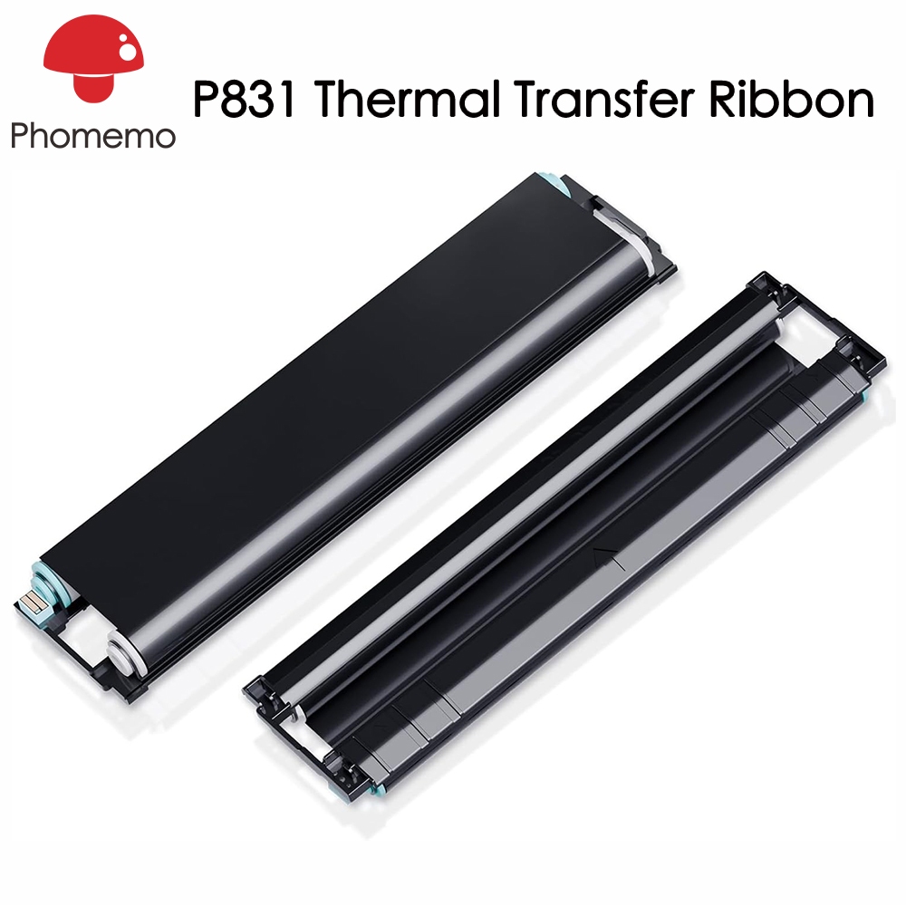 Phomemo Thermal Transfer Ribbon for P831 Portable Printer, Supports A4 ...