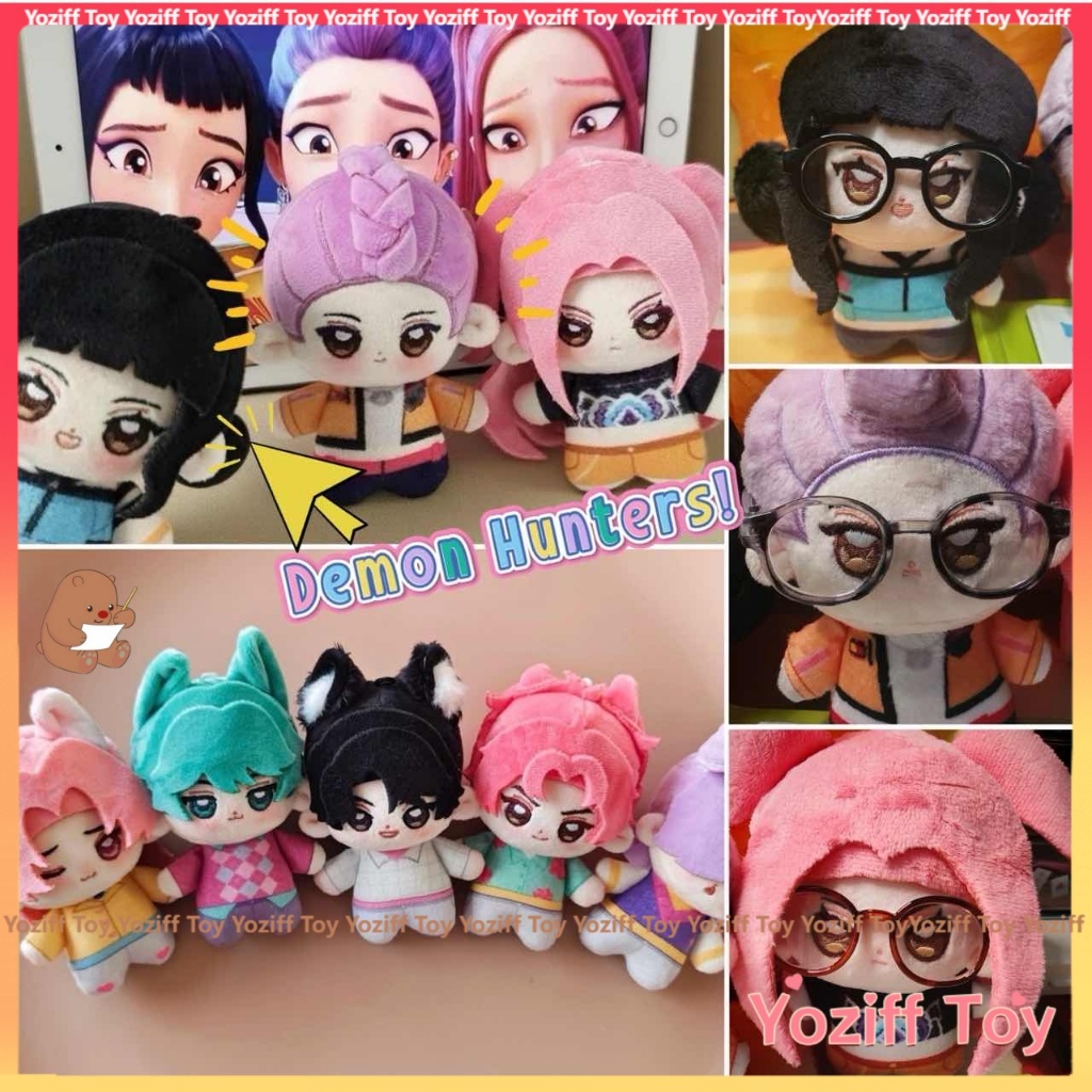 10cm Kpop Demon Hunters Plush Doll Rumi Mira Zoey Saja