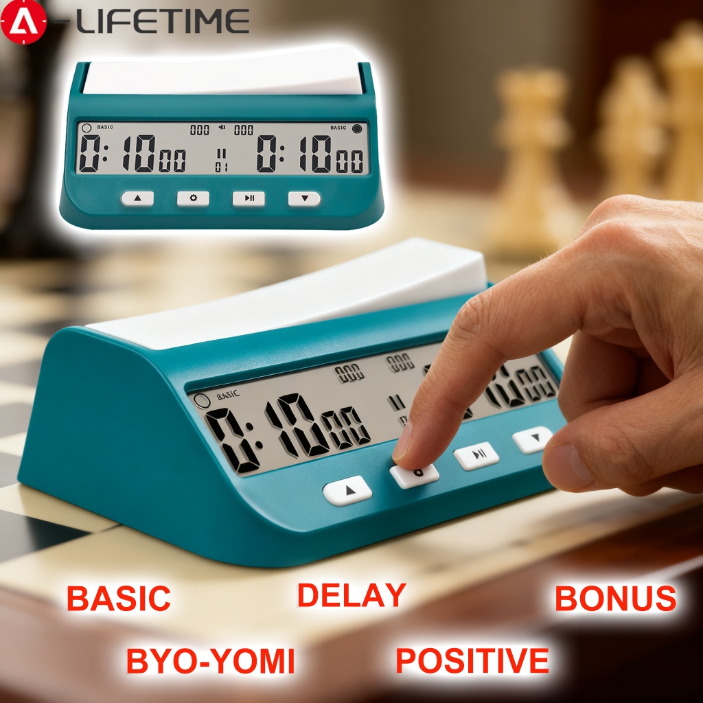 Newly Upgraded Chess Go Timer Professional Board Games Timer 5 Major ...
