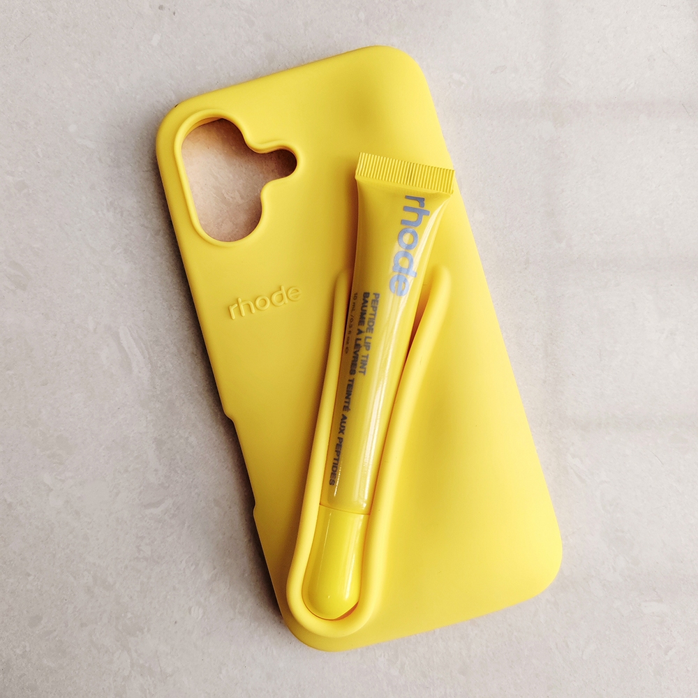 Has Logo rhode Lipstick + Phone Case Portable Lip Gloss Holder Ins