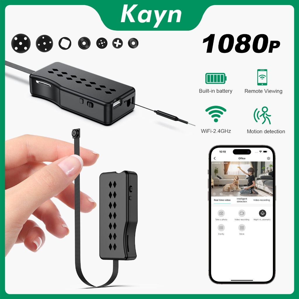 Mini Covert Camera,DIY Surveillance Camera,Real-time Home Monitoring ...