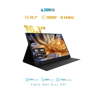 ZSCMALLS 16'' 2.5K 144Hz Portable Gaming Monitor for Laptop, 2560P×1440P IPS Screen with HDR, 1000:1 FreeSync, Ultra Slim ＆ Eye Care,Travel Monitor ZSCMALL portable monitor 16.1\u0027\u0027 144Hz Portable Gaming Monitor, 106