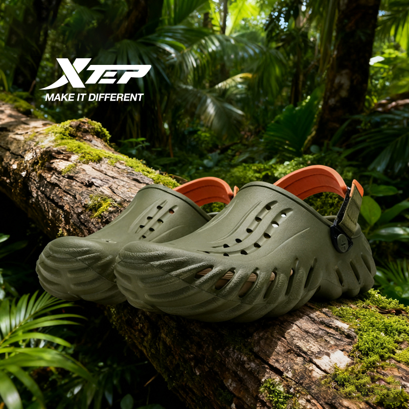 XTEP Sandal Slippers Men EVA Non-slip Wear-resistant Lightweight ...