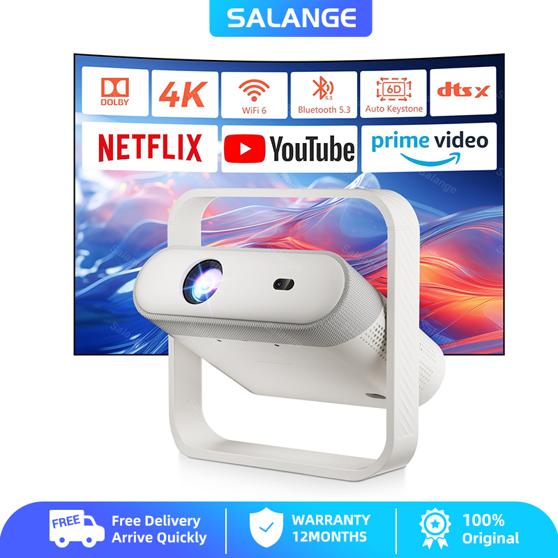 SALANGE NSL03 LCD Netflix-Officially-Licensed Projector 1080P Movie 4K ...