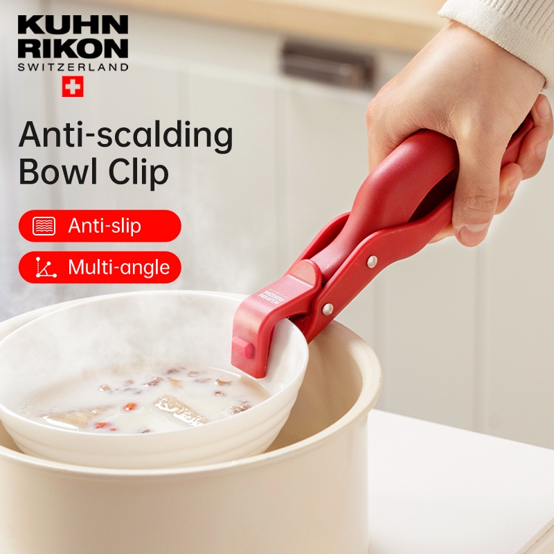 KUHN RIKON Anti-Scald Clip Hot Plate Gripper Bowl Clamp Heat Resistant ...