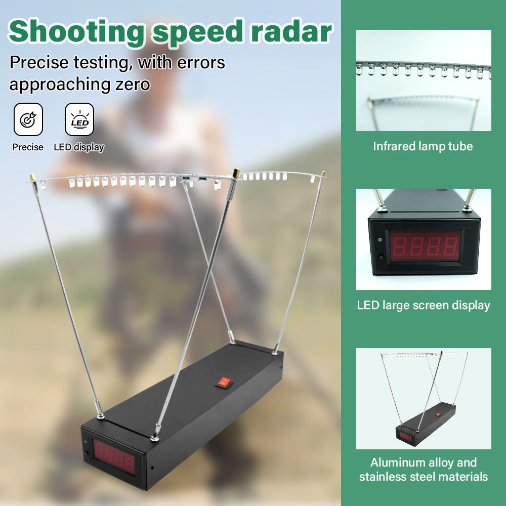 Shooting Chronograph Speed Meter Velocimetry Slingshot Bullet Speed ...