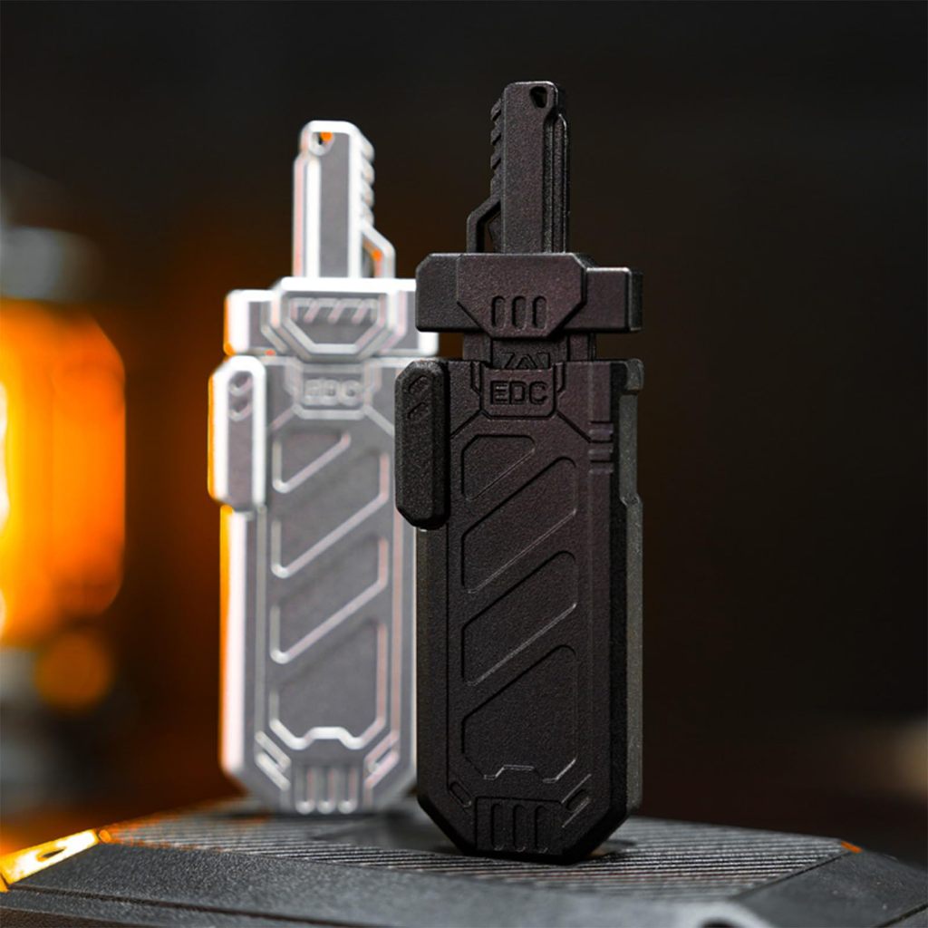 1pc EDC Splitting Sword Fidget Sword Sheath Magnetic Ejection Pushing ...
