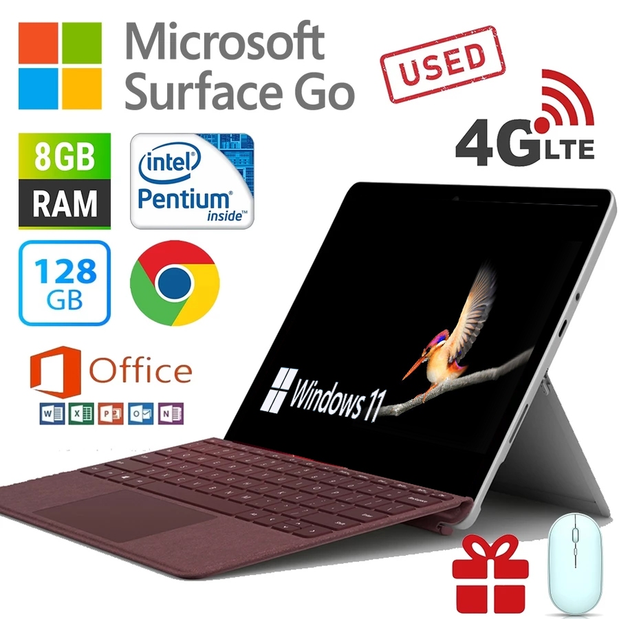 Microsoft Surface Go 8GB 128GB Office付 Microsoft Surface Go RAM 8GB 128GB SSD 4G LTE 10.5 Inch Laptop