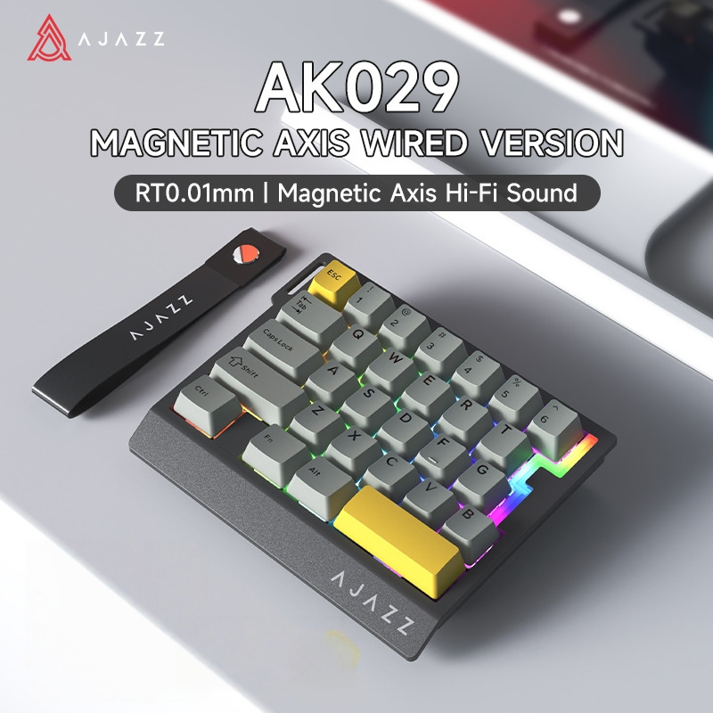 AJAZZ AK029 One-Handed Gaming Keyboard 8000Hz Wired Magnetic