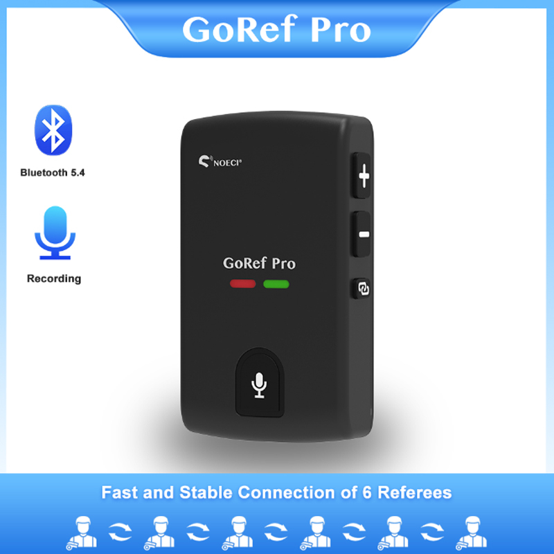 NOECI GoRef Pro Referee Intercoms Bluetooth 5.4 6 Referees1500M Full ...