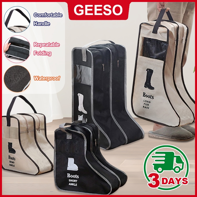 GEESO Portable Shoes Storage Bags Shoe Cover Boots Organizer Sack ...