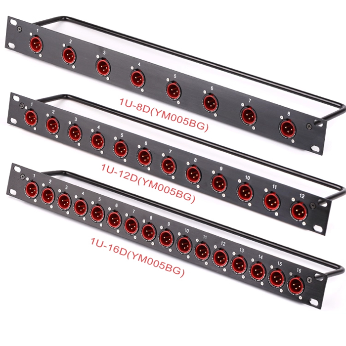 3 pins sound system Male Speaker Accessones connectors XLR plug rack ...