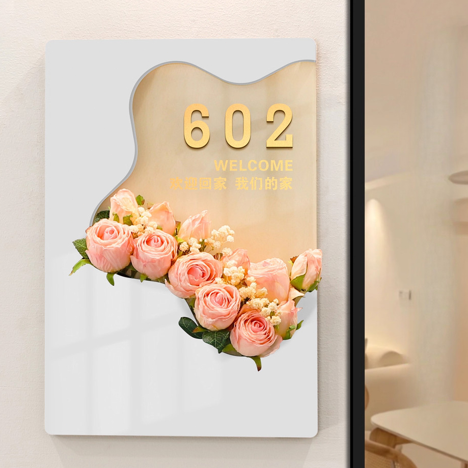 Large white gold size 30x43cm Flower Arrangement Apartment Residential ...