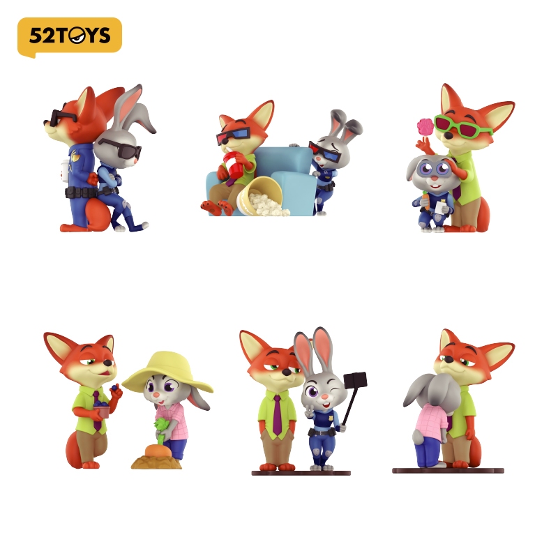 52TOYS Disney Zootopia's Best Duo Series Blind Box Figure Toy