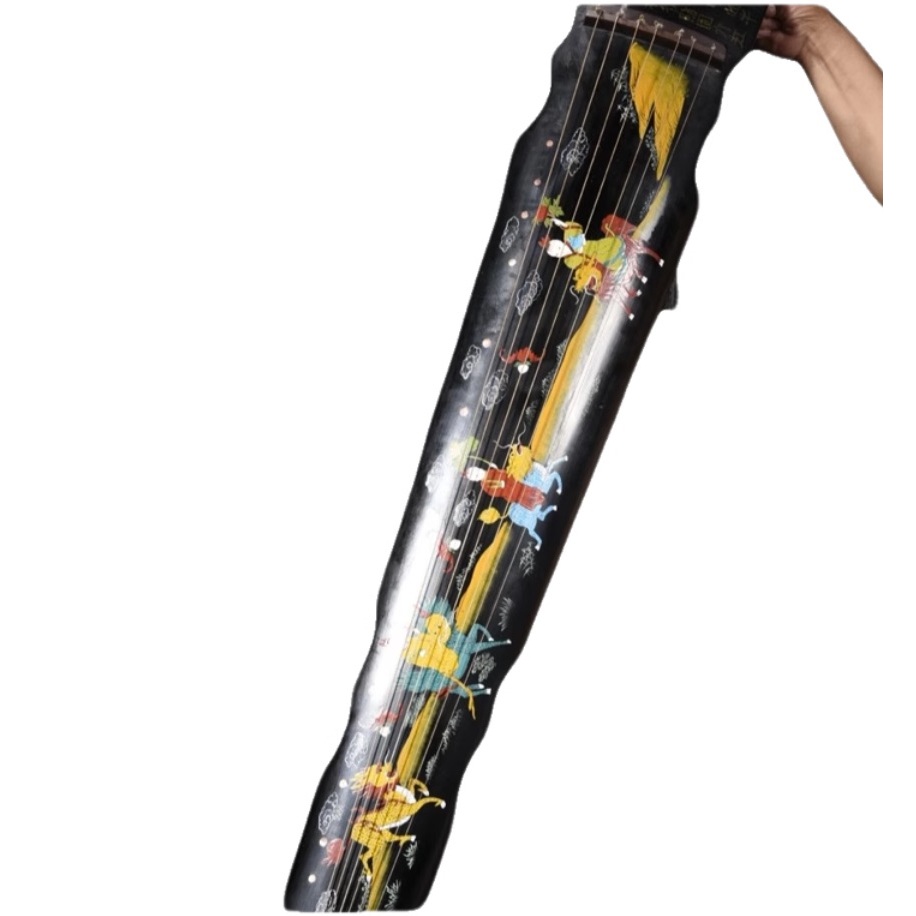 Guqin 7 strings Painted pattern Chinese string instruments | Shopee ...