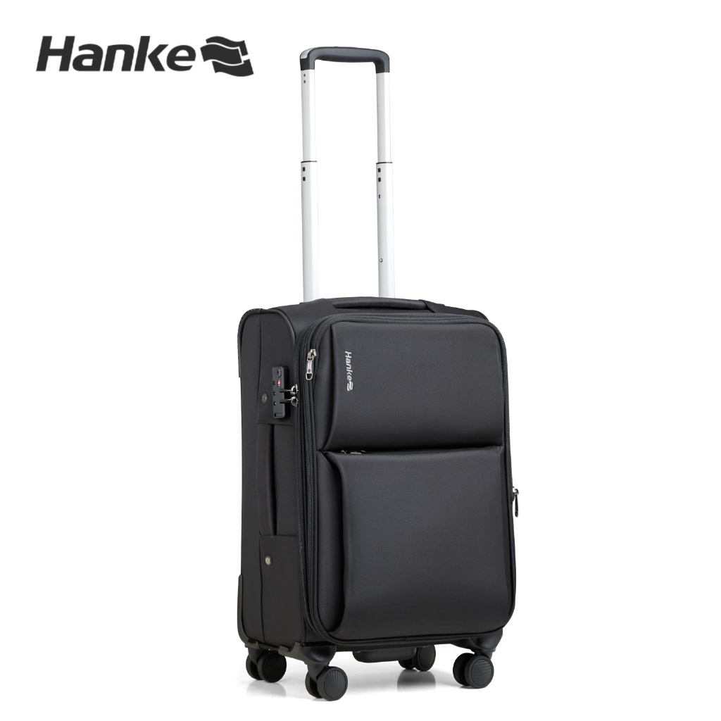 Hanke Softside Expandable 20 Inch Carry On Luggage with Wheels Airline ...