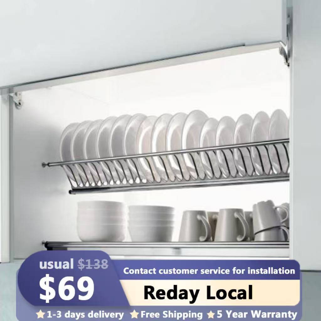 304 Stainless Steel Dish Draining Rack / Double Layer Dish Rack / Anti ...