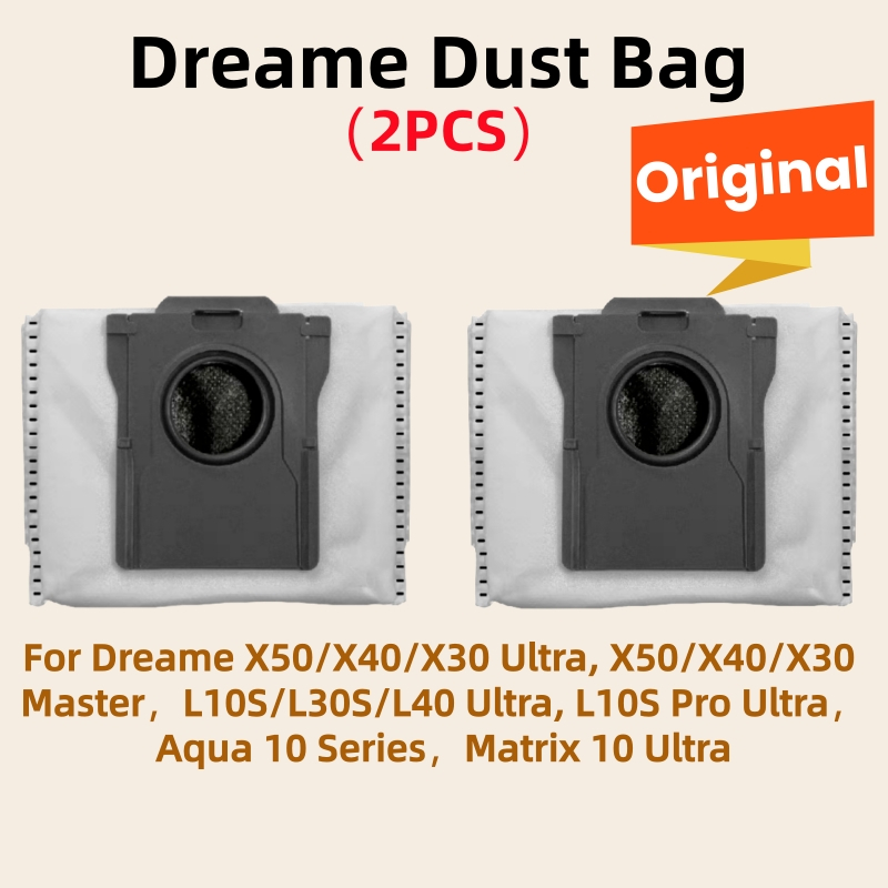 12 stuks stofzakken voor Dreame L10s Pro Ultra Heat/X40 Ultra/X30 Ultra