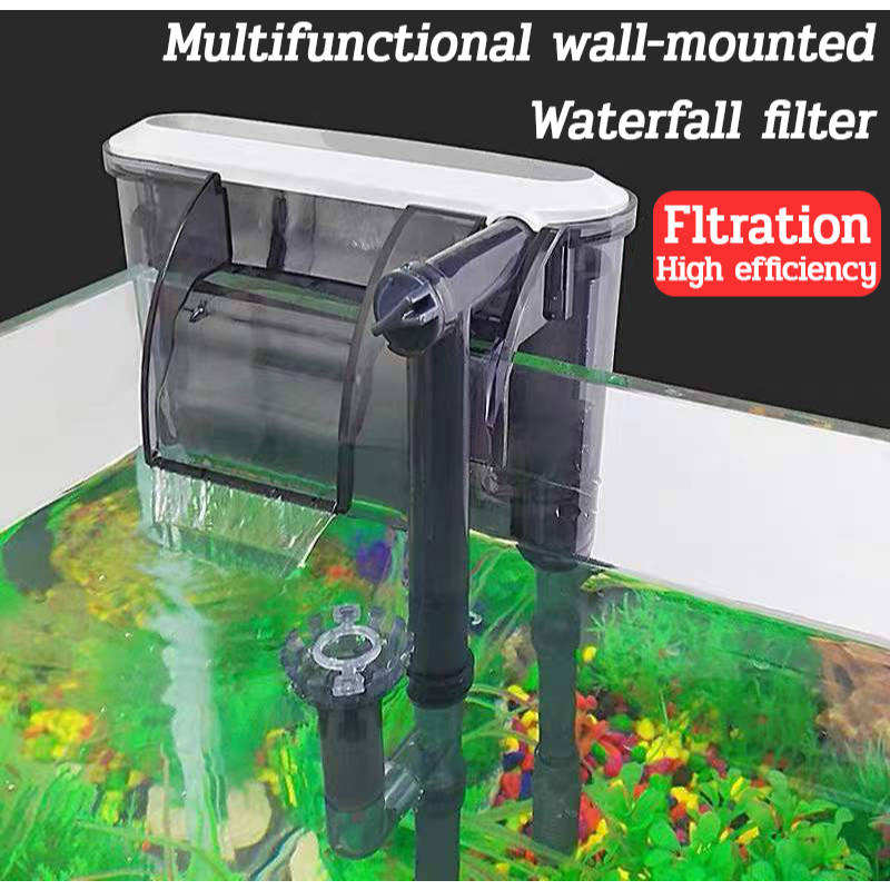 SG Fish Tank Filter, Wall-Mounted Tank Filter, Waterfall ,Hanging ,Mini ...