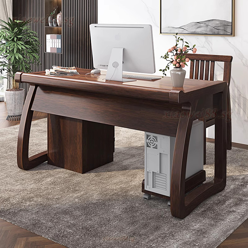 XW88 Modern Chinese Style Solid Wood Computer Office Desk Writing Table ...