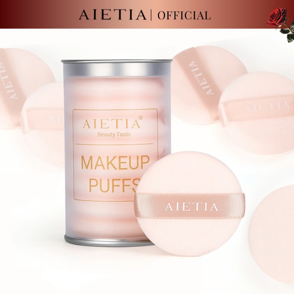 AIETIA 8PCs/Set High Quality Loose Powder Puff Pressed Puff Super With ...