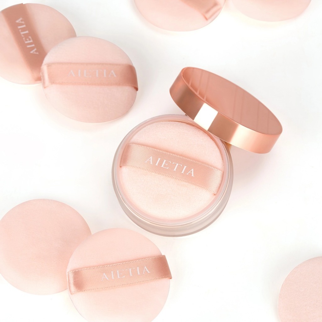 AIETIA 8PCs/Set High Quality Loose Powder Puff Pressed Puff Super With ...