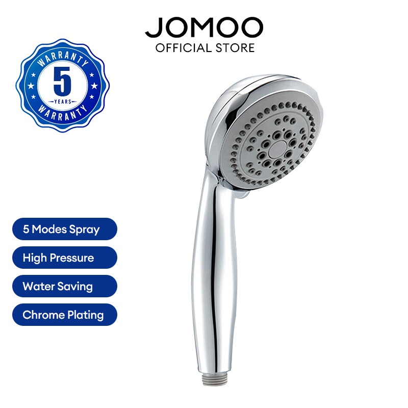 JOMOO 5 Modes Rain Shower Head High Pressure Water Saving Shower Spray ...