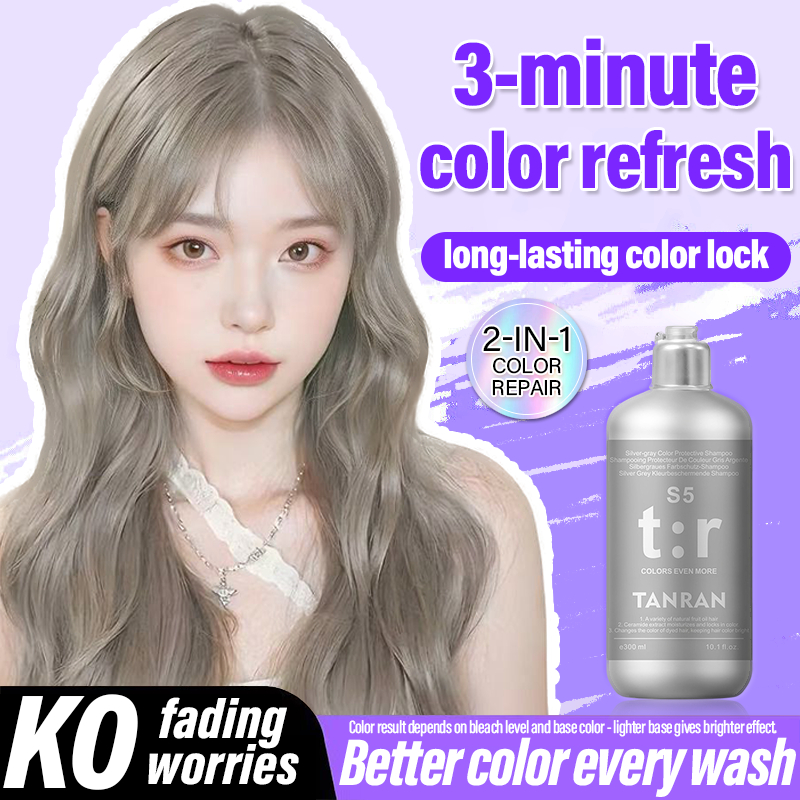 TANRAN Grey Color-Revive & Color-Restore Shampoo | Brighten Dull Hair ...