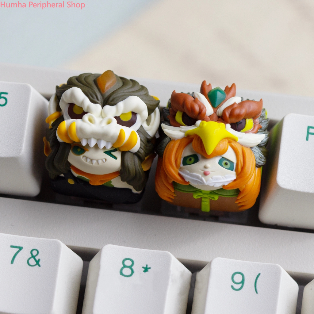 Humha artisan keycap Chinese Zodiac keycap Hand made Resin keycap ...