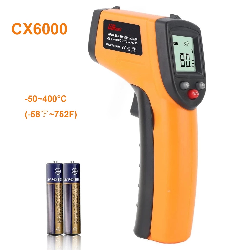 Infrared Thermometer Industrial Grade Kitchen Laser Digital Temperature ...