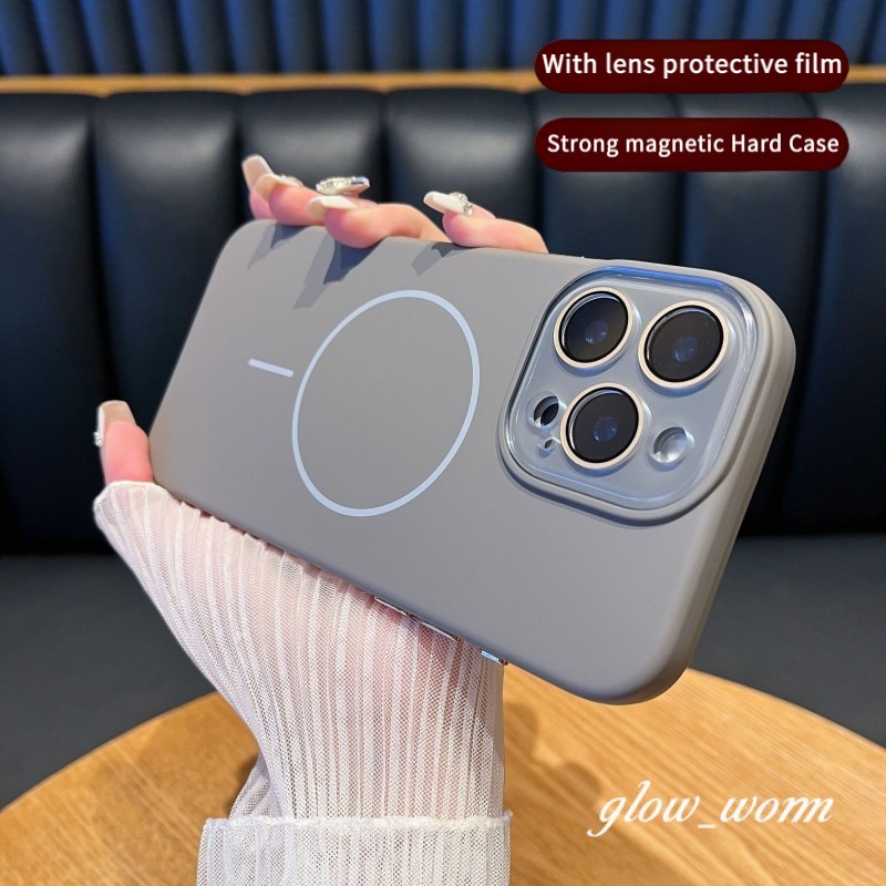 Strong Magnetic Camera Protection PC Hard Phone Case For iPhone 17 16 ...