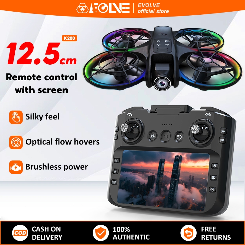 EVOLVE K200 Max Drone 8K Profesional HD Dual Camera With Screen Rc ...