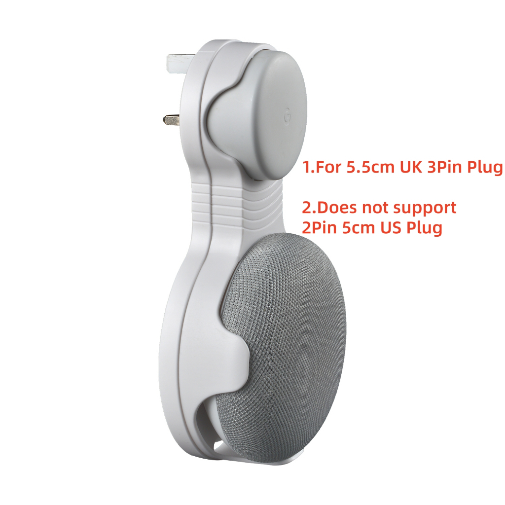 Wall Mount for UK Plug Google Nest Mini Smart Sprakers-Suitable for 1st ...